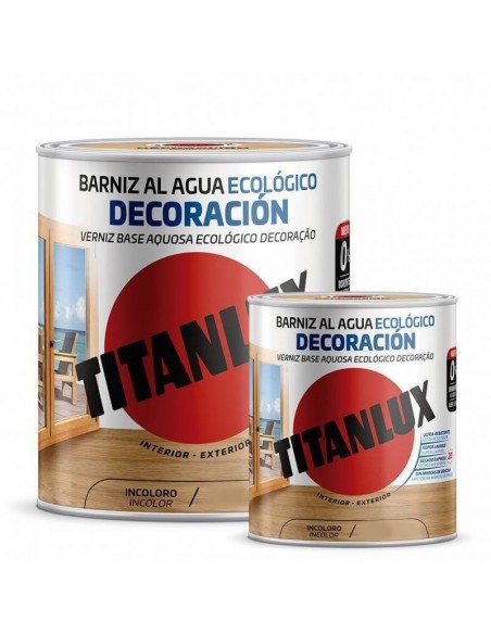 Barniz al Agua Ecológico Decoración Brillante - Titanlux