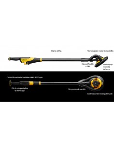 Mirka® LEROS 950CV EU Ø 225 mm Órbita 5.0 mm. Con Bolsa 2