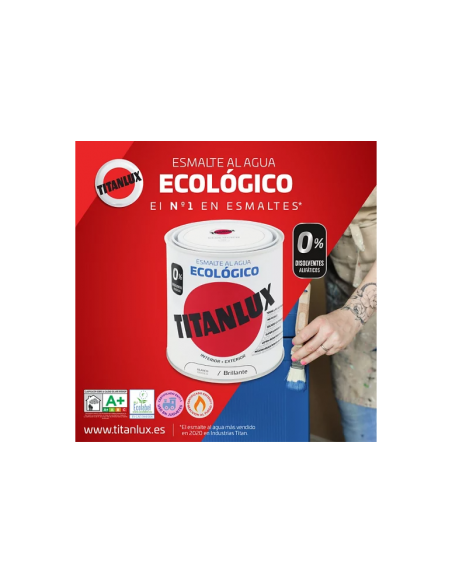 Esmalte al agua Titanlux ecológico Satinado