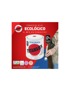 Esmalte al agua Titanlux ecológico Brillante 2