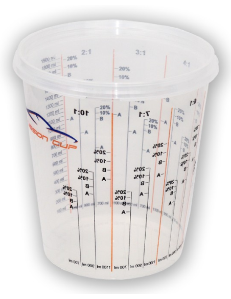 Vasos de Mezcla de Pintura Con Tapa
